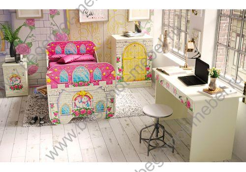 детская комната Замок Принцесса - мебель для девочек от 3-х лет
