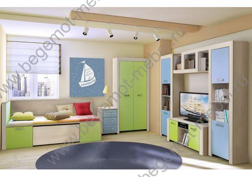 Готовая комната Фанки Тайм - мебель для детей и подростков, цвета на выбор