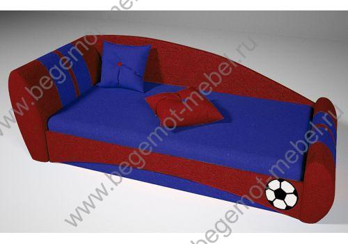 Детская кровать-диван Футбол для отдыха и сна 