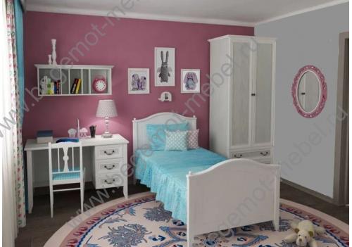 Детская мебель Классика 38 Попугаев - готовая комната для девочек
