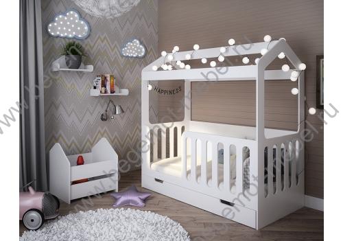 Детская кровать Фанки Домик Сказка - готовая комната для детей 