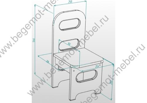 Схема стульчик СТ-02