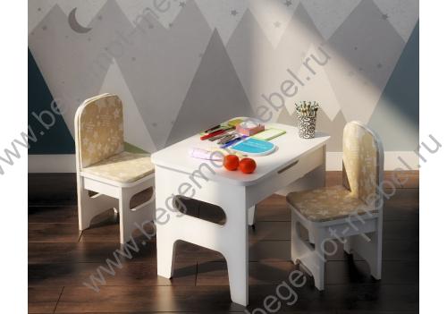 Комплект стол и стульчик Сказка СТ-01 + СТ-02
