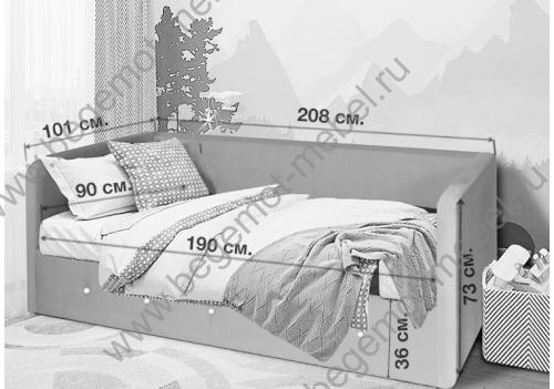 Схема мягкой кровати Сарта Plus