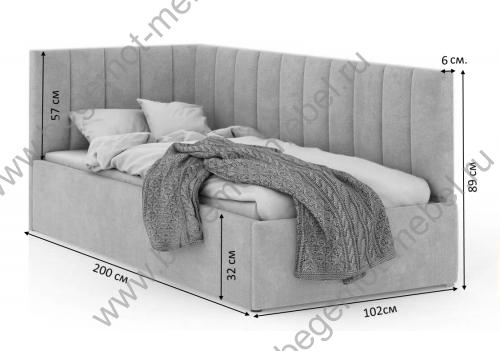 Кровать Виво схема с размерами