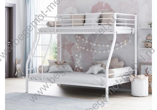 Двухъярусная металлическая кровать Гранада 2