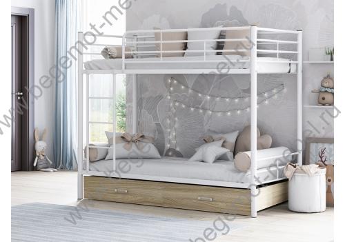 Двухъярусная кровать Севилья 3 с ящиком
