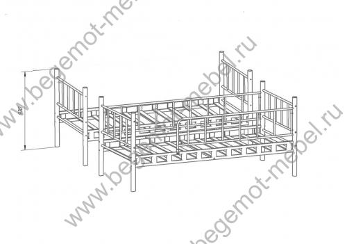Кровать трансформер Мальта Схема с размерами