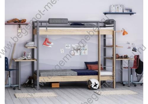 Детская комната с двухъярусной кроватью Хельга
