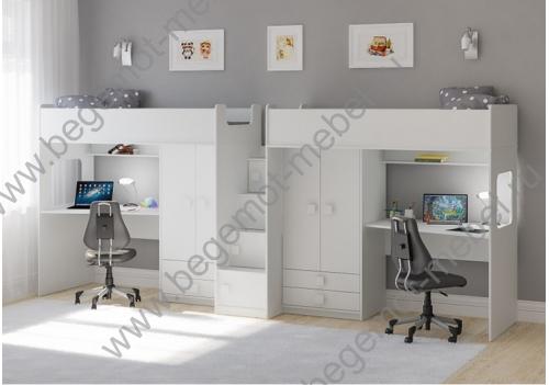 Комплект мебели Легенда AA606-606 в белом цвете