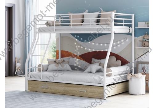 Двухъярусная кровать Гранада 2 с ящиком