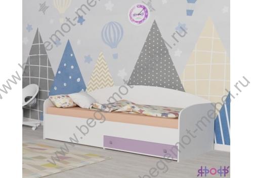 Одноярусная детская кровать для девочек Кадет