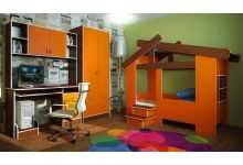 Мебель в оранжевом цвете для детей и подростков в наличии на складе купить дешево