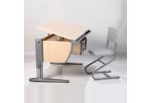 Парта с тумбой + стул (СУТ 15-03). Комплект мебели Дэми