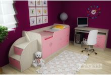 детская мебель фанки кидз 9 сосна лоредо розовый