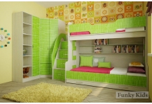 Детская мебель Фанки Кидз - готовая комната для детей и подрстков 