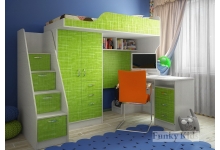 Детская кровать-чердак Фанки Кидз для детей и подростков 