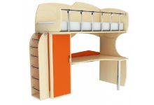 Детская кровать-чердак МКЛево 22 (1900х800), лестница в стоимость не входит