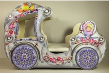 Кровать машина для Принцесс - Принцесса с ортопедической решеткой