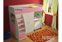 Мебель для девочек Фанки Кидз -18 сосна лоредо-розовый