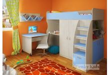 Мебель для мальчикоф Фанки Кидз 18 сосна лоредо -голубой