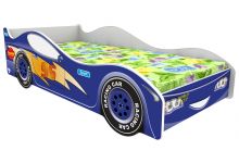 Кровать машина Форсаж Кар синий, спальное место 160х75 см.