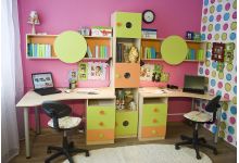 Письменный стол для 2-х детей Выше радуги