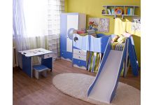 готовая детская комната для мальчиков Морячок синий