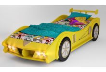 Кровать машина Макларен цвет желтый