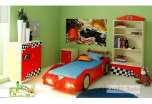 детская кровать машина Макларен с мебелью Фанки авто