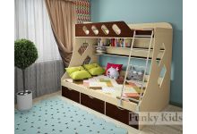 Детская двухъярусная кровать Фанки 16 для детей