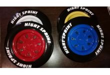 Объемные пластиковые колеса к детским кровать-машинам Ред Ривер