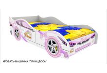 купить недорогую кровать-машину для девочки Принцесса
