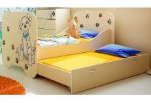 кровать с нижним выдвижным местом для детей 