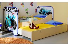 детская кровать  с выдвижным спальным местом