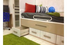Кровать для двоих детей D8654 серии Данза