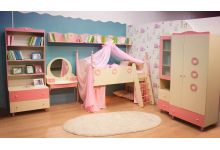 купить недорогую детскую мебель серии Принцесса в Москве