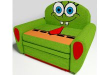 детский мягкий диван раздвижной для детей