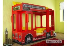Детский автобус Лондон для детей и подростков. Цвет красный 