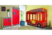 Детская мебель Фанки Авто и кровать Автобус Лондон