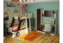 Детсмкая комната для детей от 2х лет и старше модули детской мебели Фанки Кидз