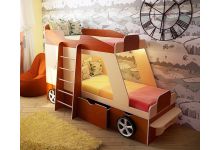 Детская кровать для детей в виде машины Джип Фанки Кидз