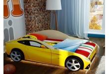 Детская кровать машина Фанки Феррари и 2 декоративных колеса