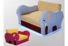 Детский раскладной диван Слоник для девочек 