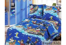 комплект постельного белья Пираты для детских кроватей 