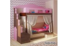 Двухъярусная кровать Фанки Хоум серии Домик для детей