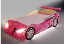 кровать машина для девочки розовая ниссан