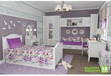 Комплект детской мебели Классика 38 Попугаев - комната для девочек 