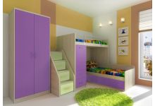 детская модульная мебель Фанки Сити для детей разных возрастов, Сити мебель в детскую комнату,
