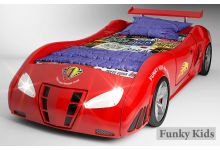 детская кровать-машина пластиковая Фанки Энзо